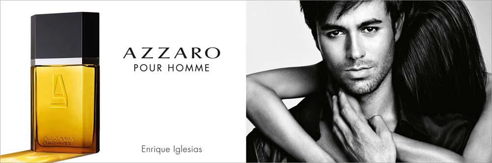 image parfum azzaro et pub Enrique Iglesias